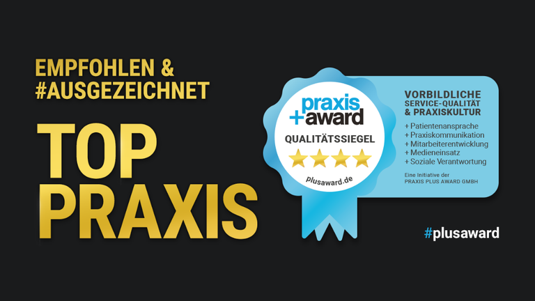Zahnzentrum Westerwald ist empfohlen & ausgezeichnet mit dem Qualitätssiegel als Top Praxis